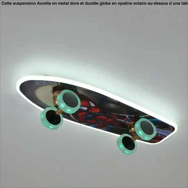 Creative Skateboard Ceiling Lights Nordic New Designer Children’s Room Lamps Modern Boy Girl Living Room Cartoon Decor