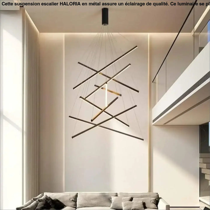Luminaire Design XXL Forme Croix Acrylique Moderne