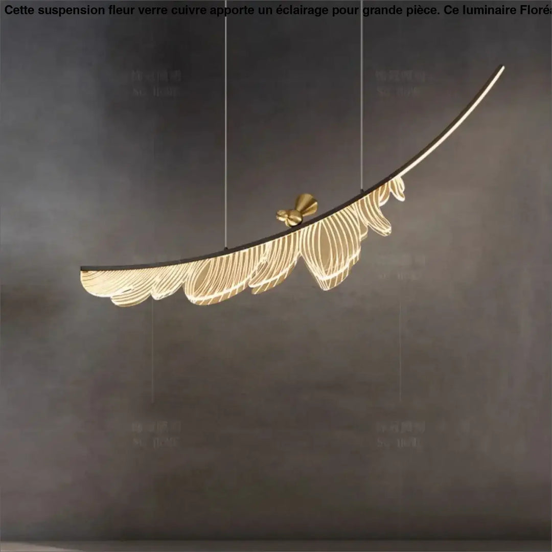 Suspension décorative plume moderne haut de gamme
