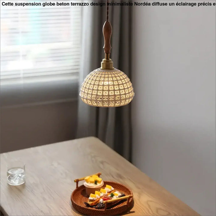Suspension Luminaire à l’Effet Céramique pour Éclairer une Cuisine