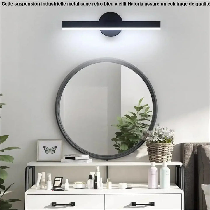 Applique Murale LED Design Élancé Minimaliste Noir Intérieur

