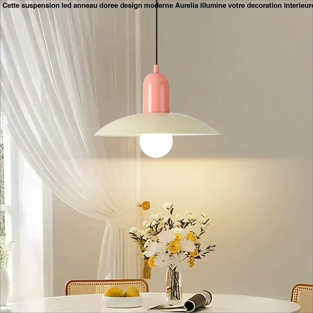 Suspension luminaire design nordique pour salle à manger élégante