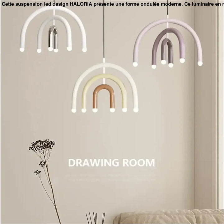 Suspension Enfant Arc-En-Ciel Design Pastel Moderne

