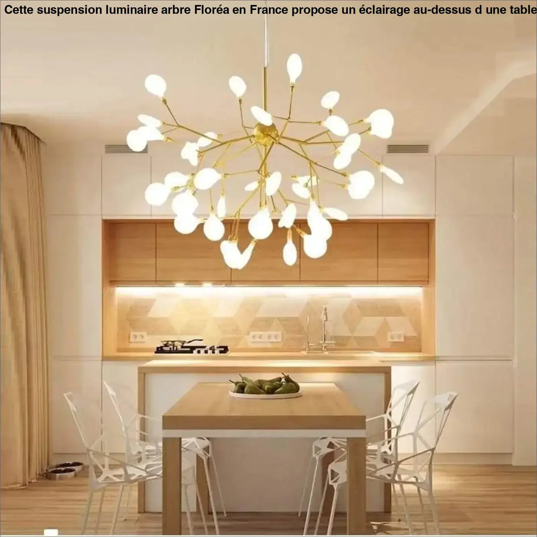 Suspension Luminaire Arbre Design Moderne Élégant