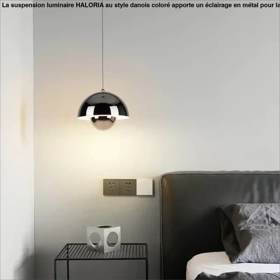 Suspension luminaire au style danois coloré pour cuisine moderne

