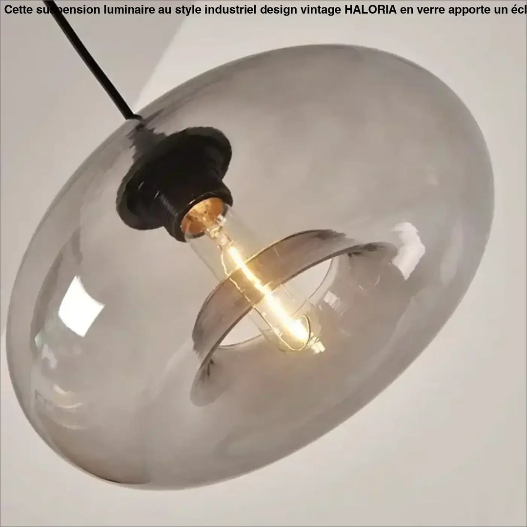 Suspension design moderne en verre coloré décoratif