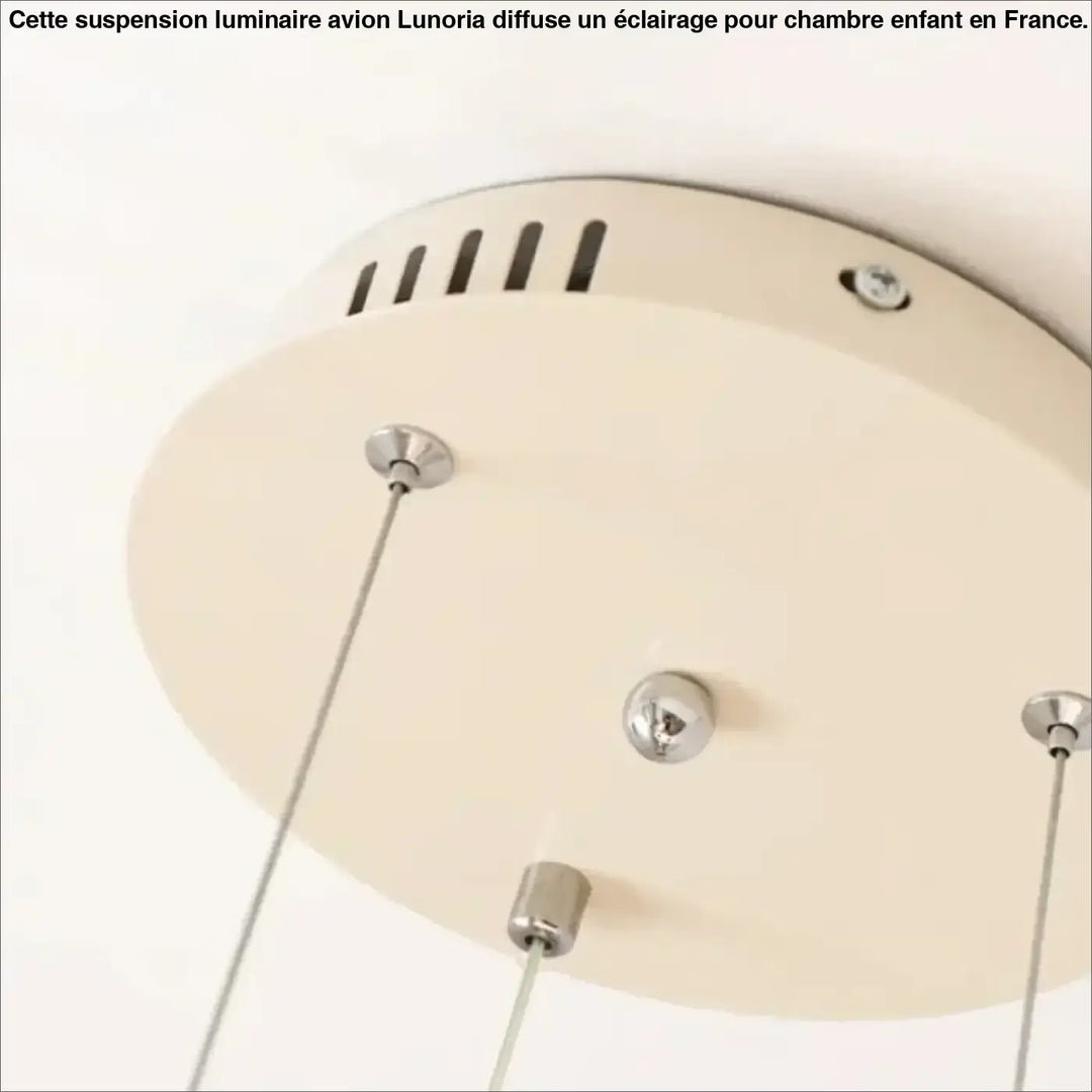 Suspension luminaire en forme d'avion pour chambre d'enfant

