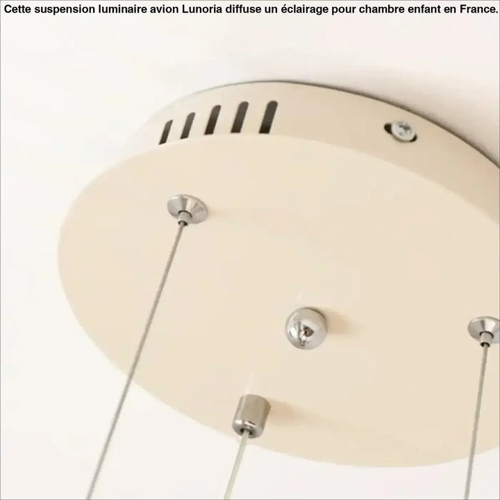 Suspension luminaire en forme d'avion pour chambre d'enfant

