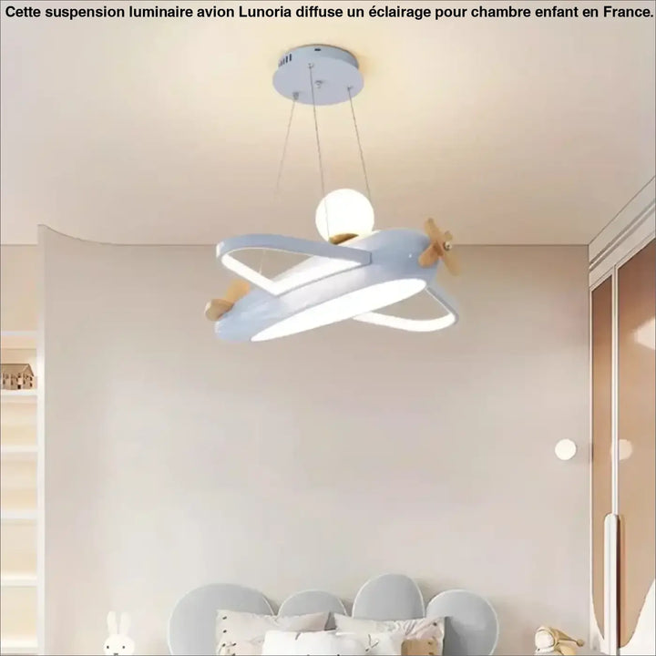 Suspension luminaire en forme d'avion pour chambre d'enfant

