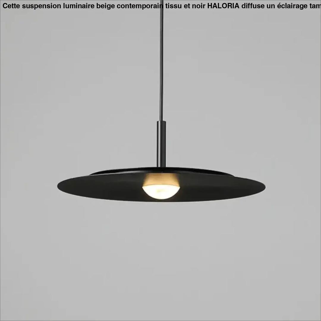 Suspension luminaire moderne disque plat design minimaliste

