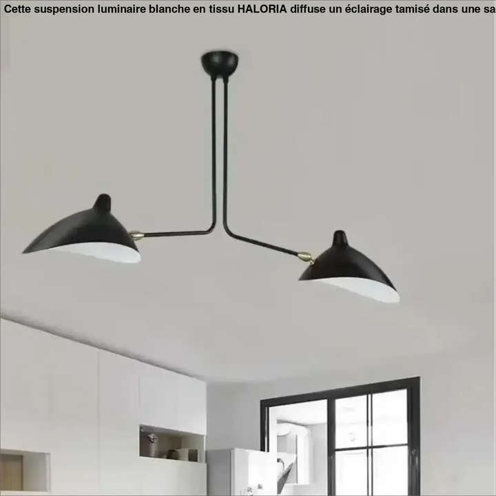 Suspension design moderne à bras multiples noir chic