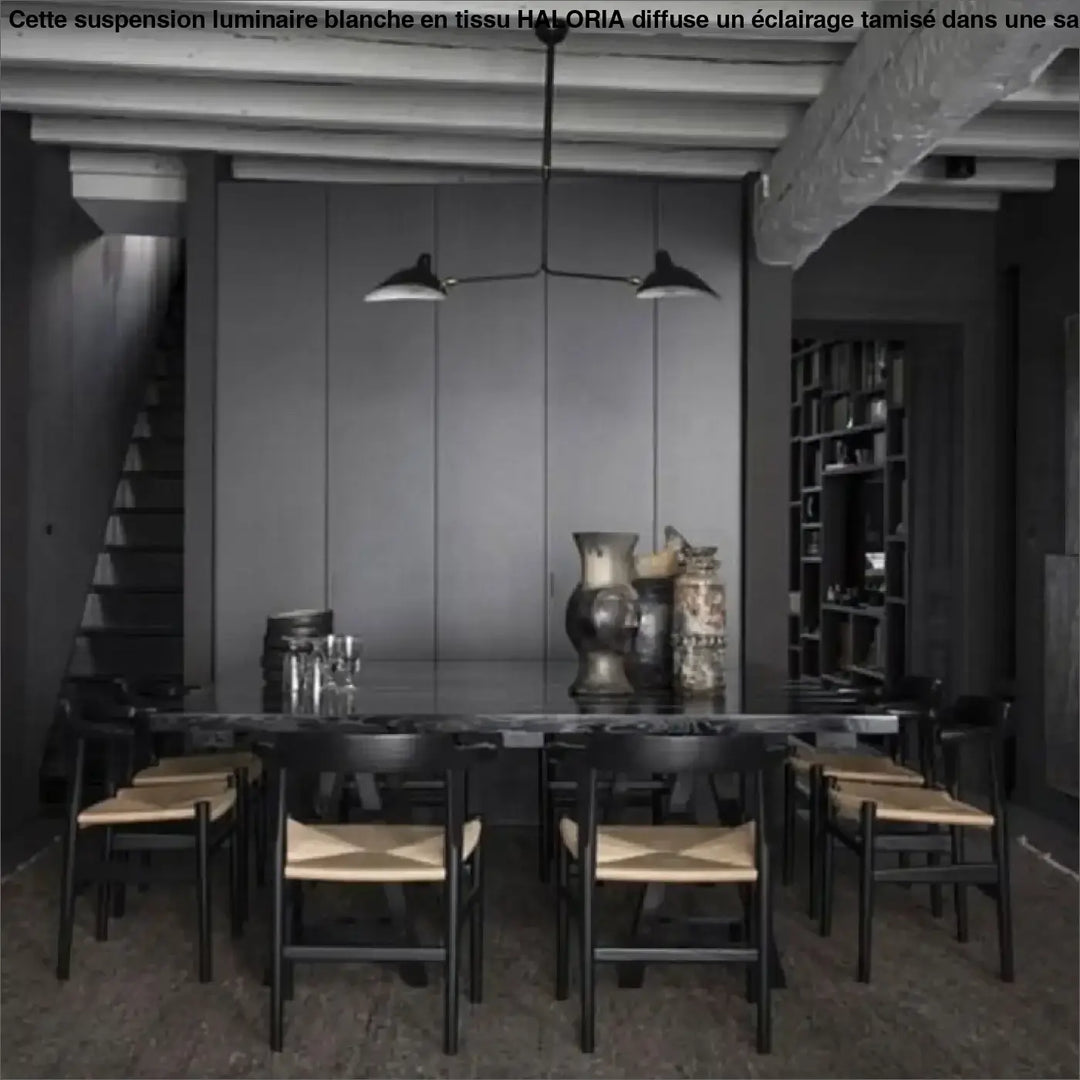 Suspension design moderne à bras multiples noir chic