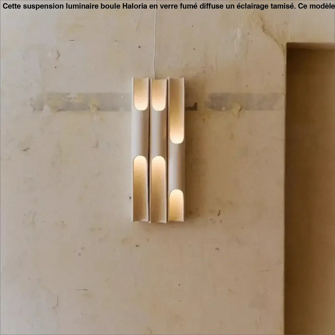 Applique murale led dorée style minimaliste beige élégant