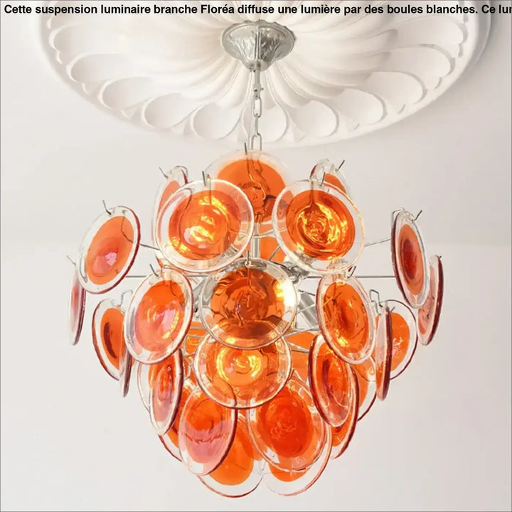 Suspension luminaire moderne en verre élégant raffiné