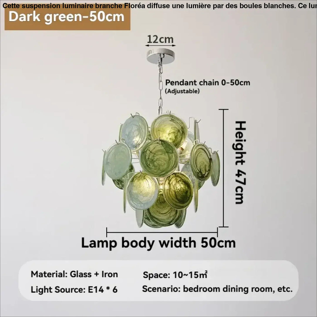 Suspension luminaire moderne en verre élégant raffiné