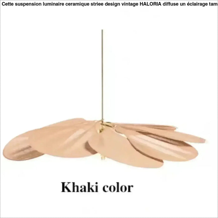Suspension luminaire design aérienne en pétales au style moderne