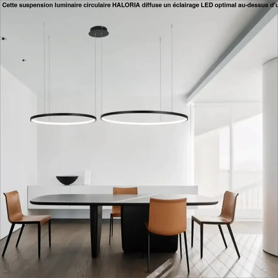 Suspension Luminaire Circulaire LED Anneaux