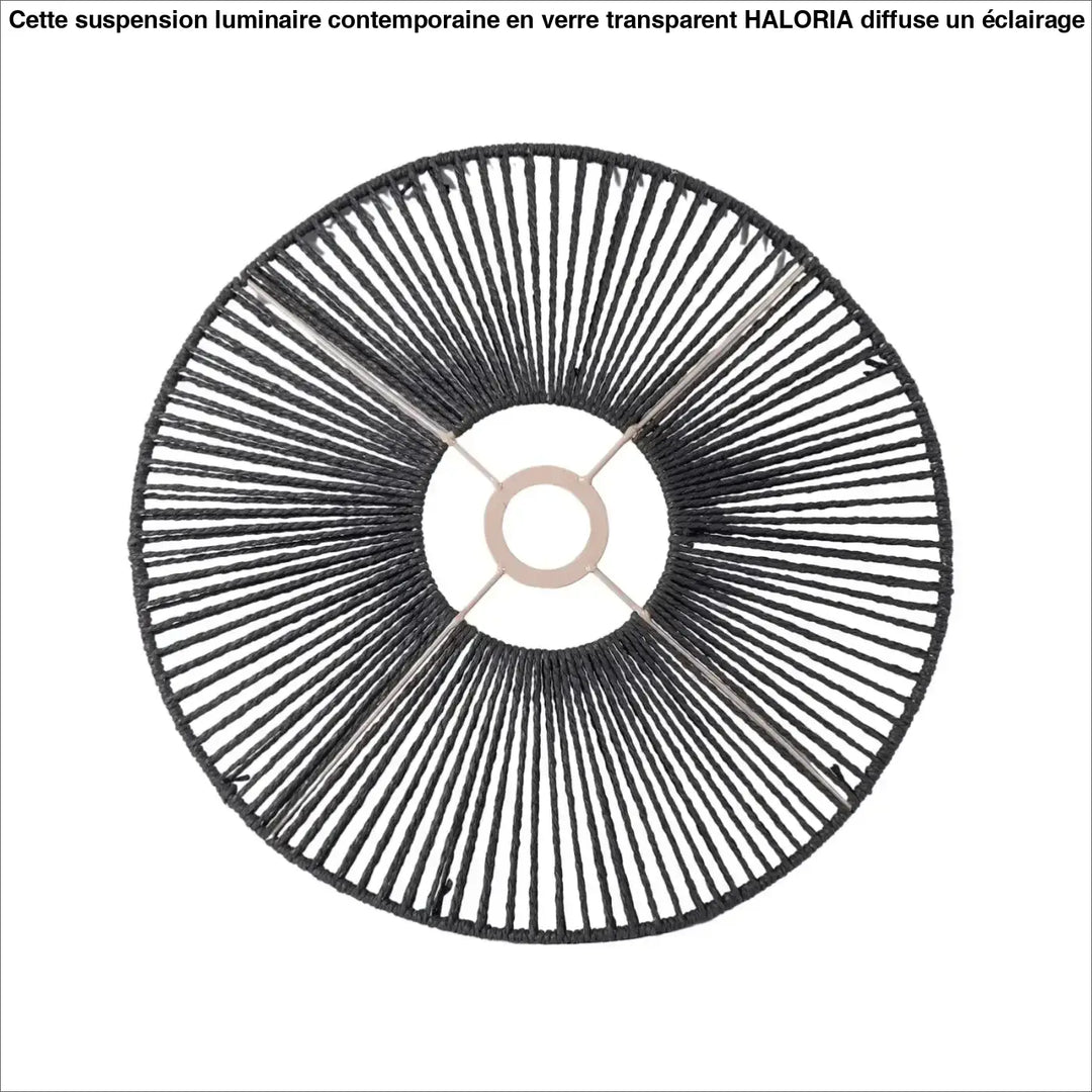 Suspension luminaire tressé naturel design moderne beige