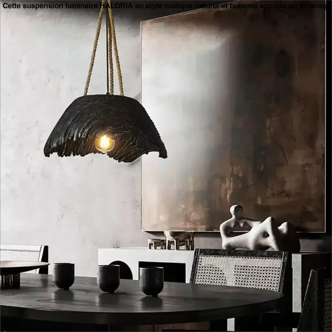 Suspension Luminaire de style rustique naturel et bohème

