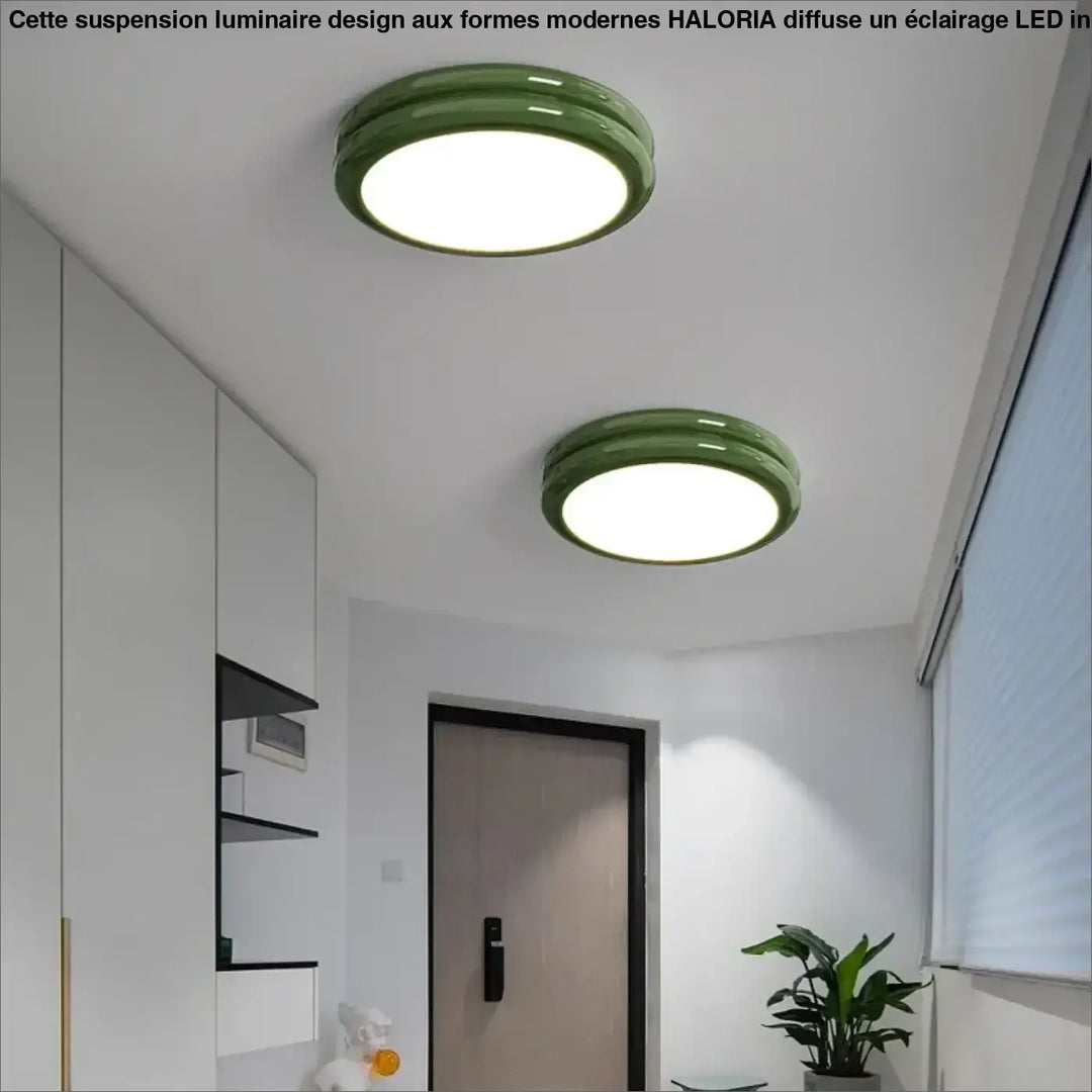Plafonnier led design minimaliste rond lumineux chic