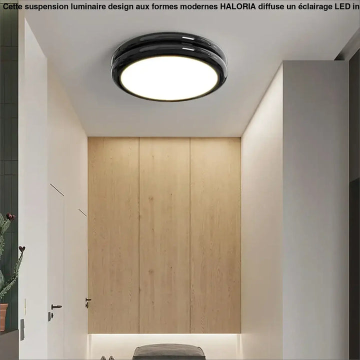Plafonnier led design minimaliste rond lumineux chic