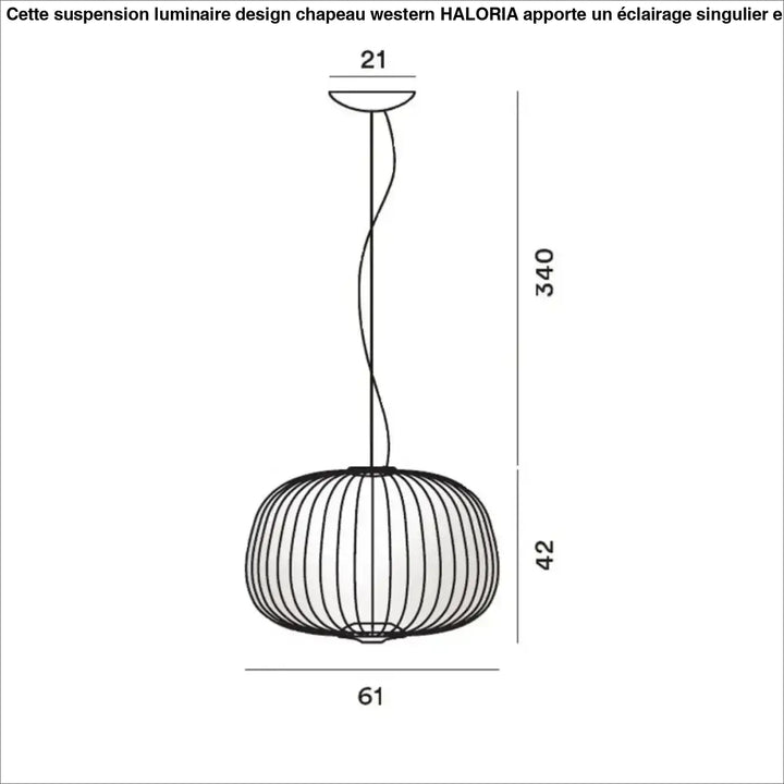Suspension métal noir ou blanc contemporain décor chic