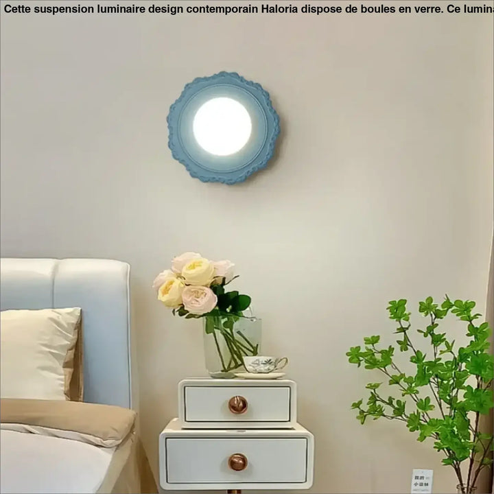 Applique murale contemporaine et originale en forme de fleur