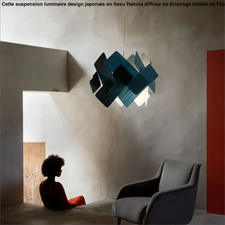 Suspension design sculpturale led style contemporain chic