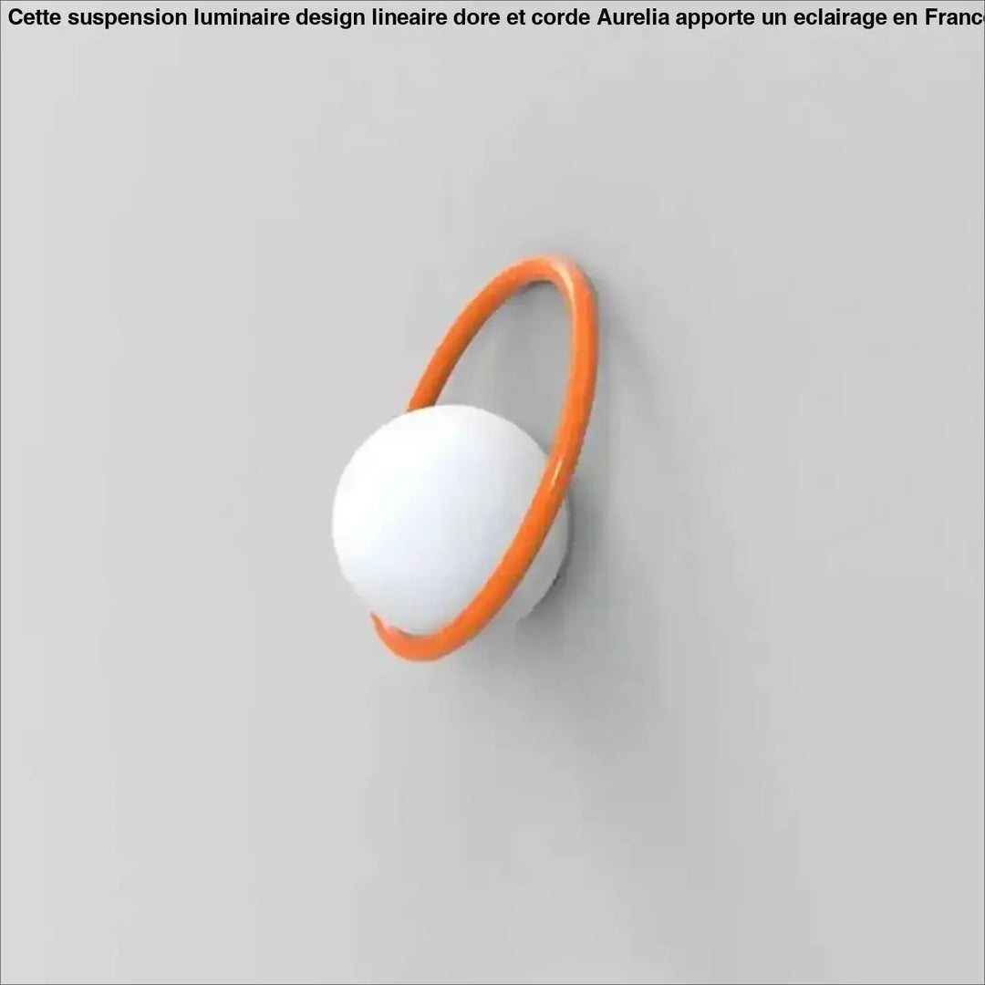Applique murale ronde minimaliste colorée au style moderne
