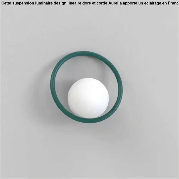 Applique murale ronde minimaliste colorée au style moderne