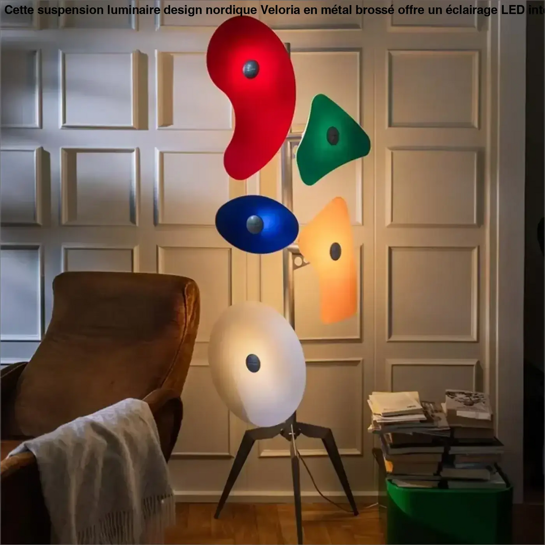Lampadaire coloré artistique moderne pour déco créative