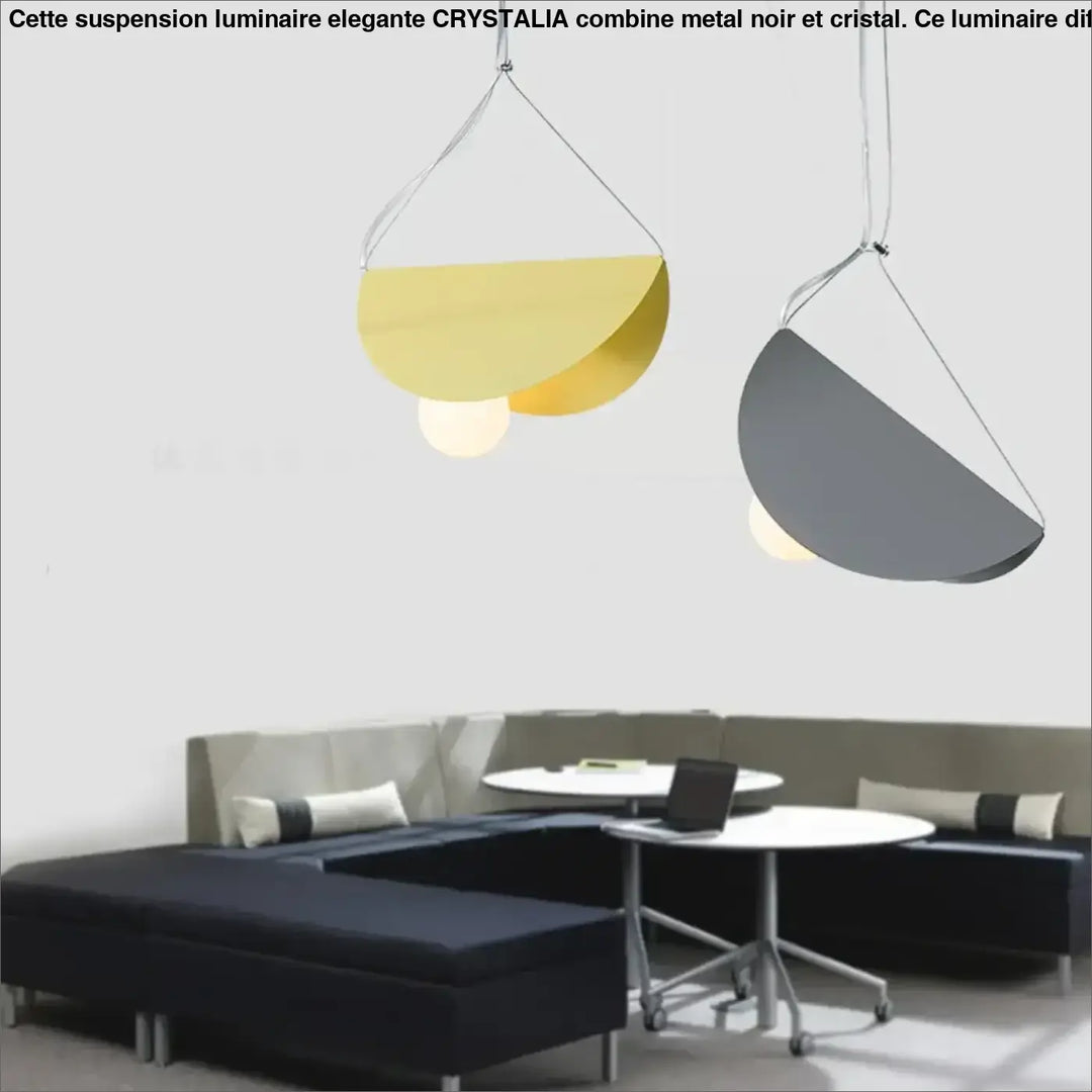 Suspension design moderne en métal originaux Style Élégance