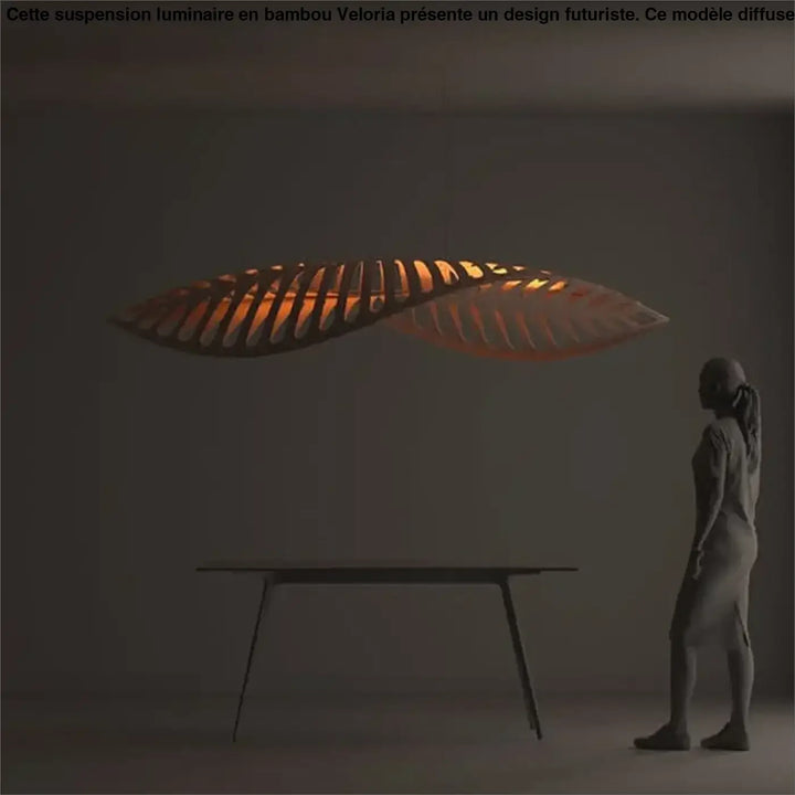 Suspension Luminaire Au Design Futuriste Style Naturel