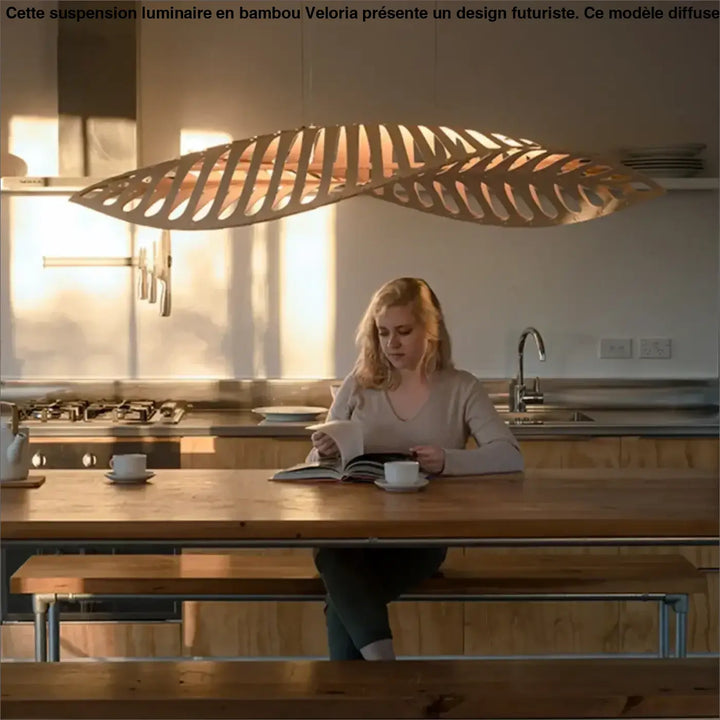 Suspension Luminaire Au Design Futuriste Style Naturel