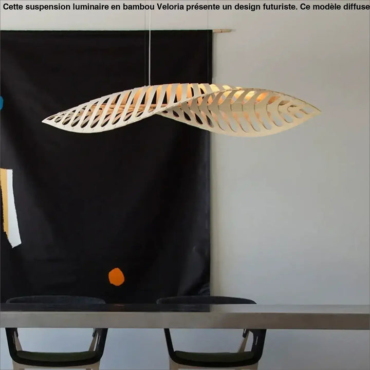 Suspension Luminaire Au Design Futuriste Style Naturel