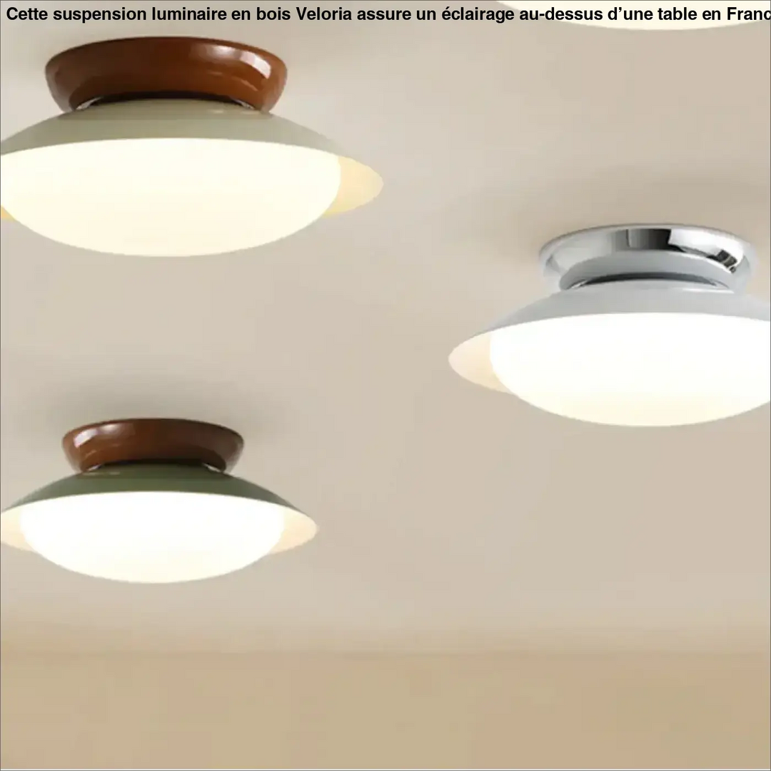 Suspension luminaire moderne design épuré en métal chic