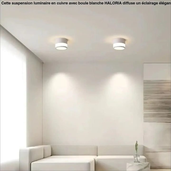 Plafonnier led cylindre design moderne style minimaliste