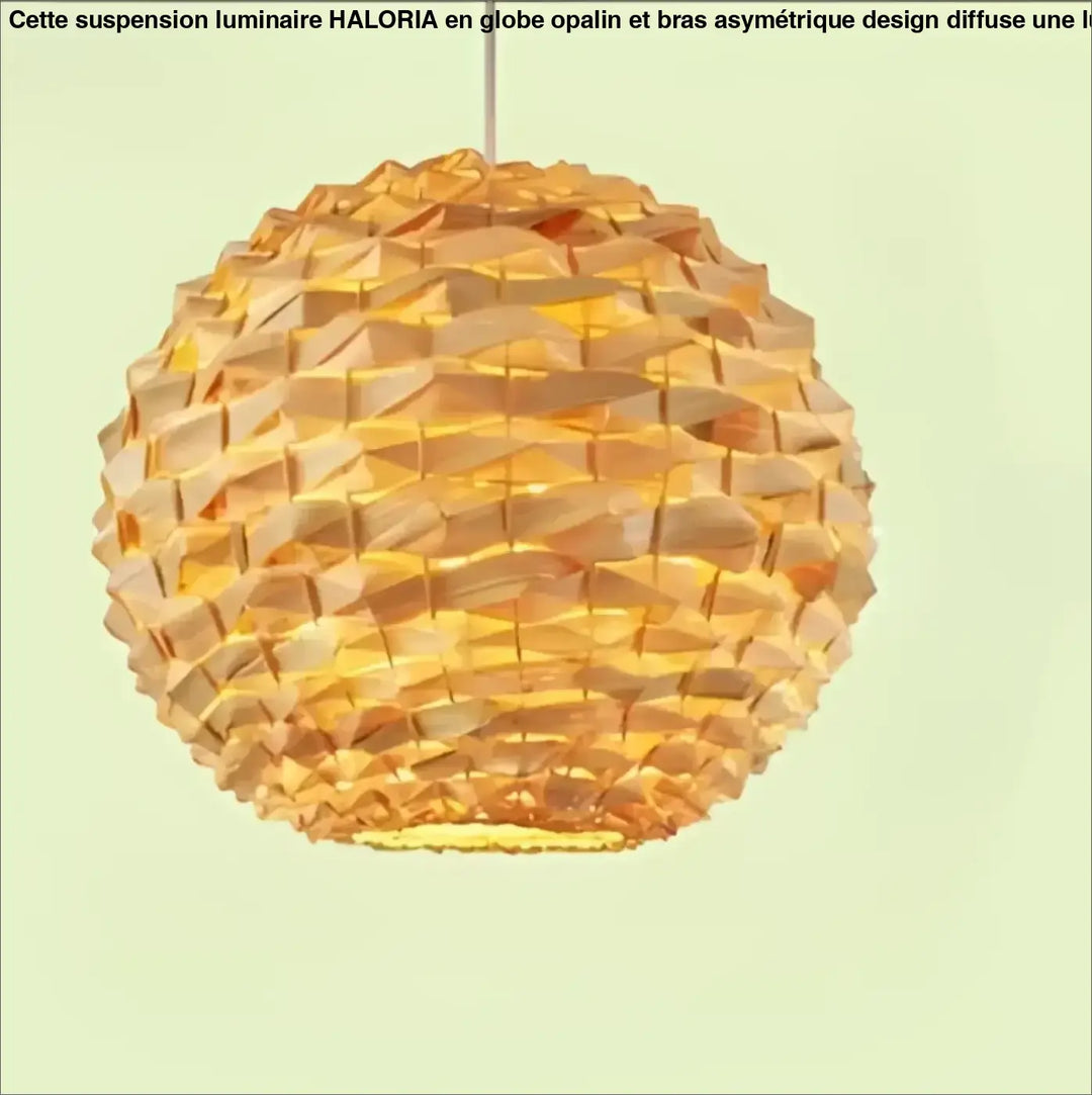 Suspension luminaire satori lampe suspendue en papier tressé de couleur chaude de forme sphérique