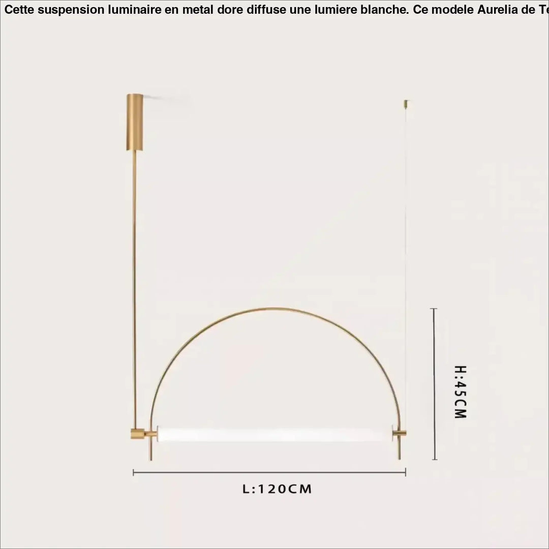 Suspension décorative design géométrique moderne