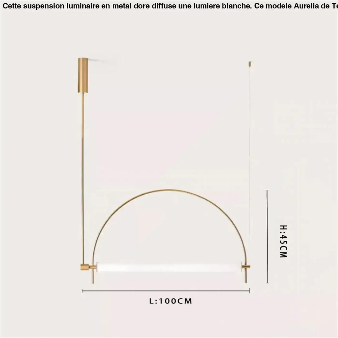 Suspension décorative design géométrique moderne
