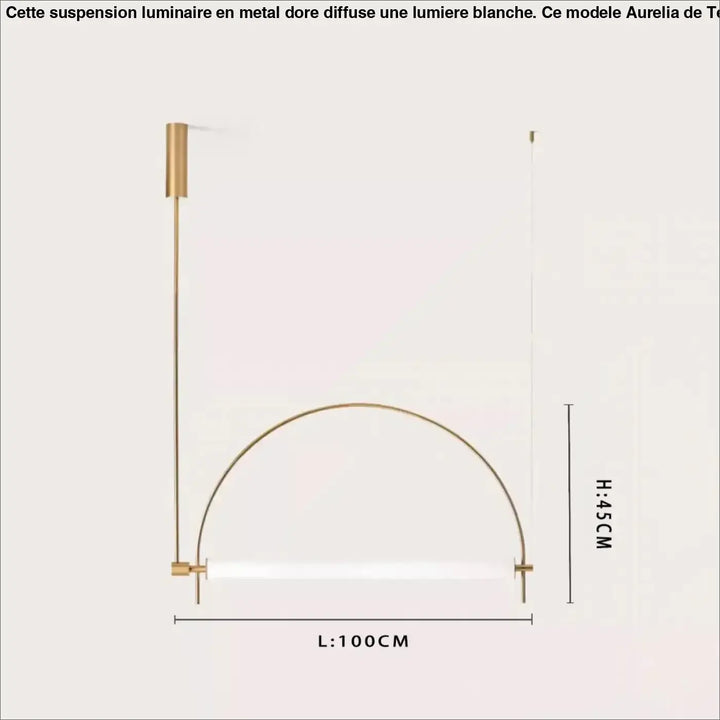 Suspension décorative design géométrique moderne