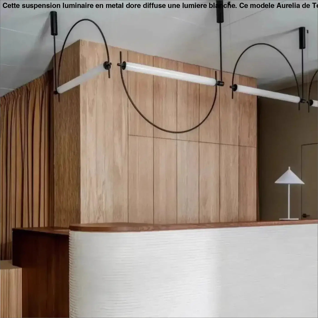 Suspension décorative design géométrique moderne