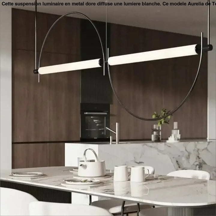 Suspension décorative design géométrique moderne