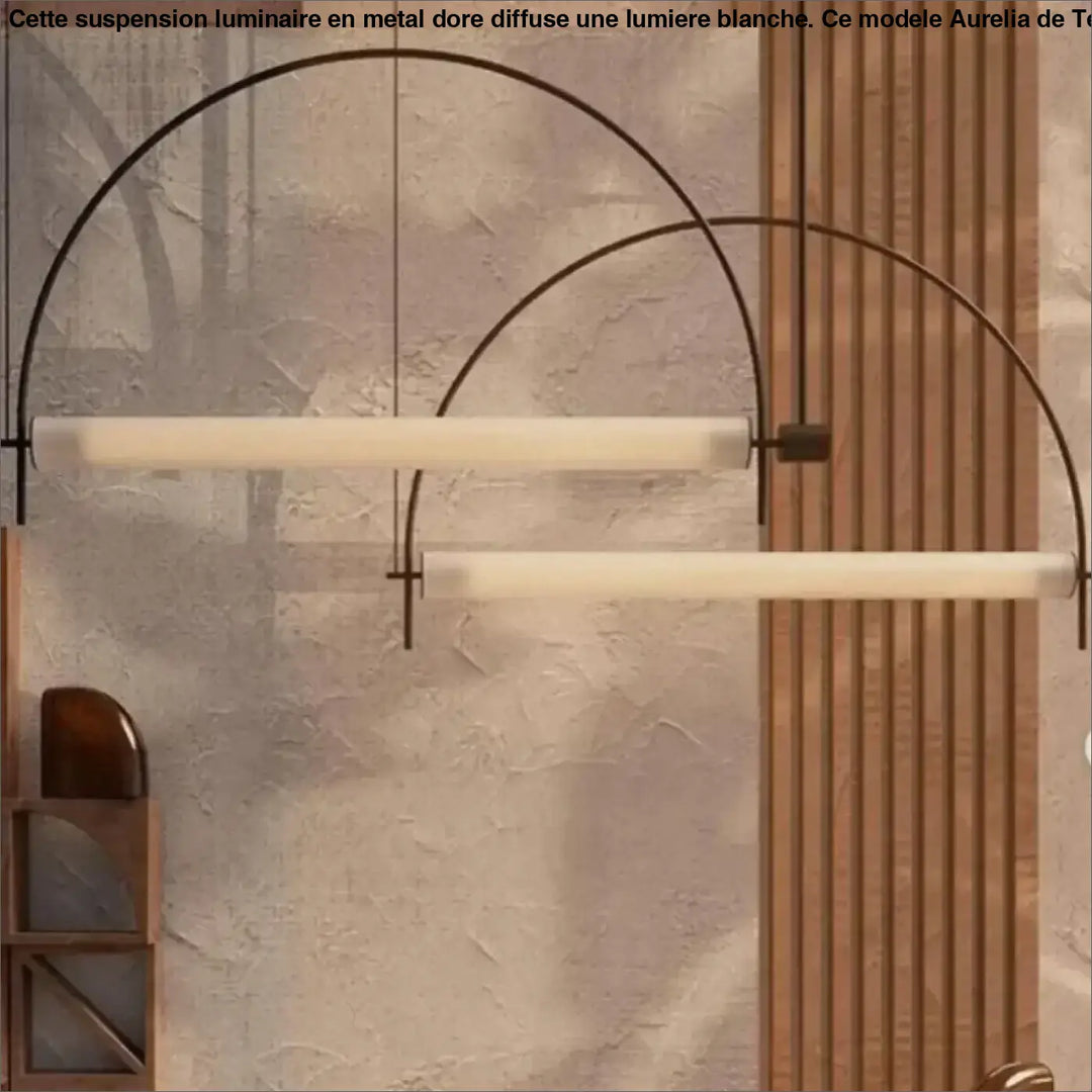 Suspension décorative design géométrique moderne