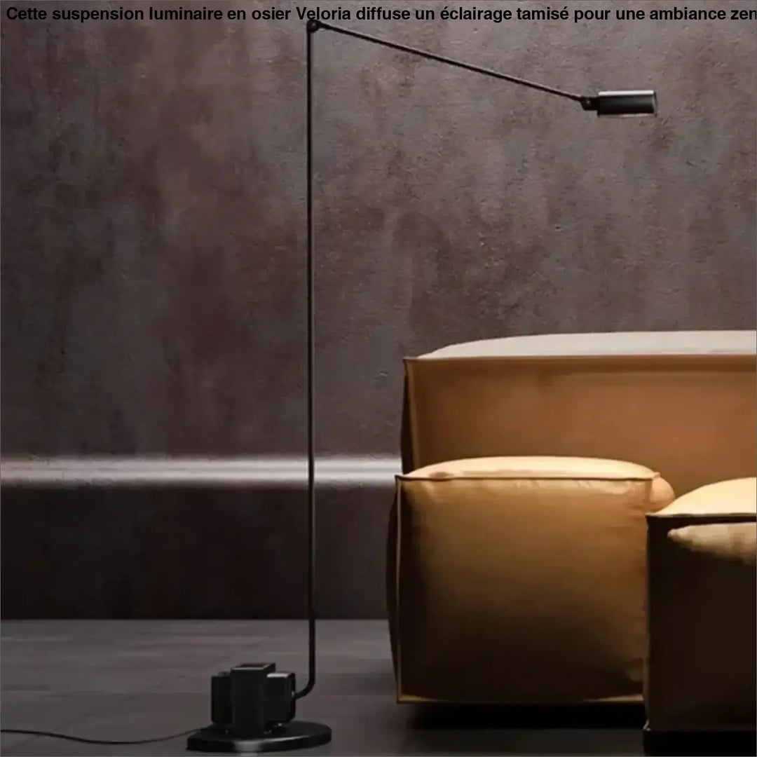 Lampadaire design articulé style architecte au design contemporain