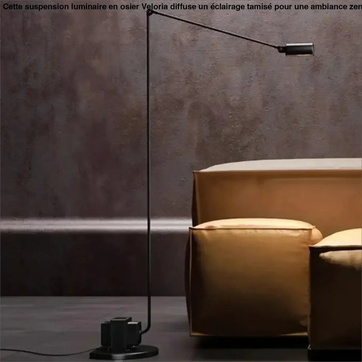 Lampadaire design articulé style architecte au design contemporain