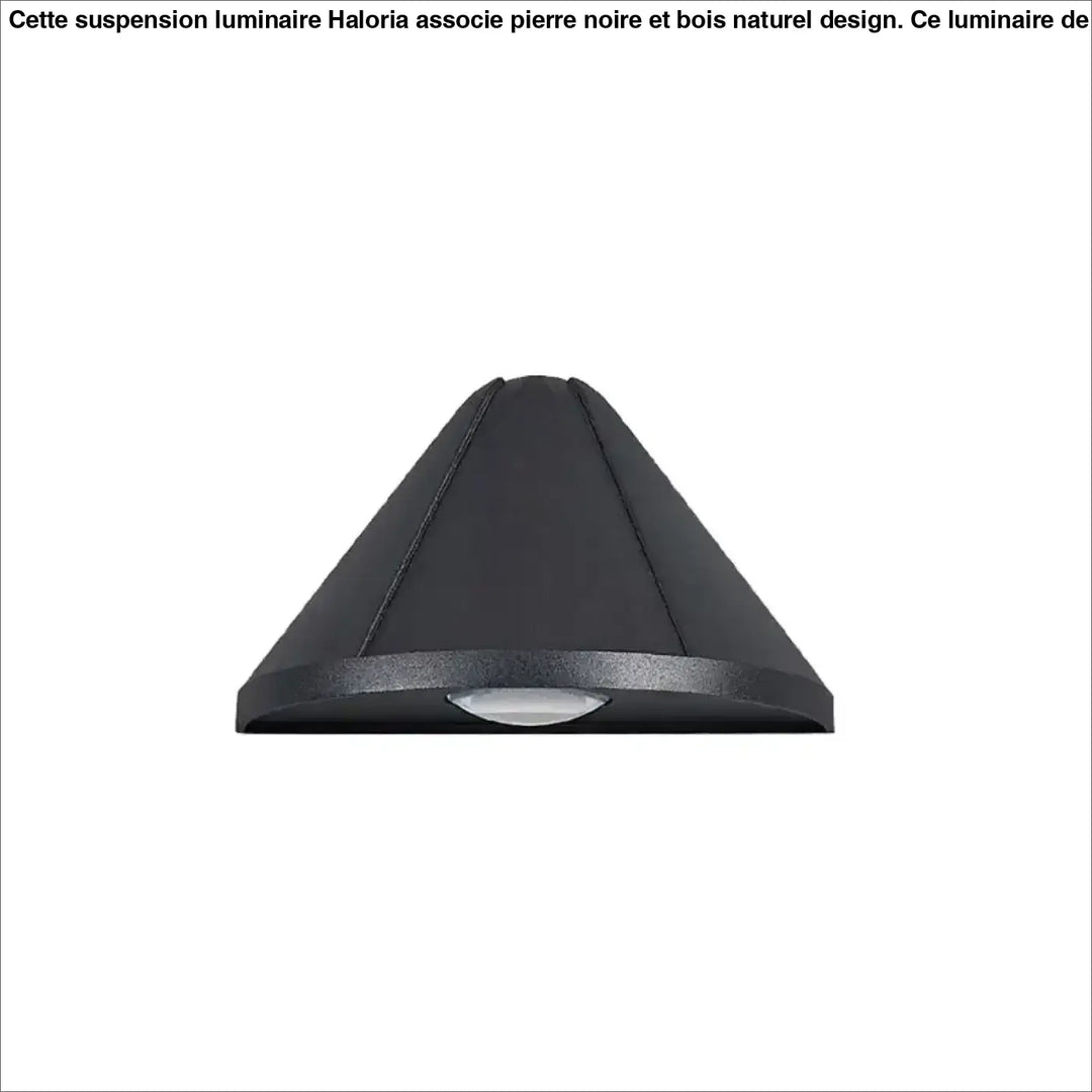 Applique extérieure conique design moderne et élégant blanc ou noir