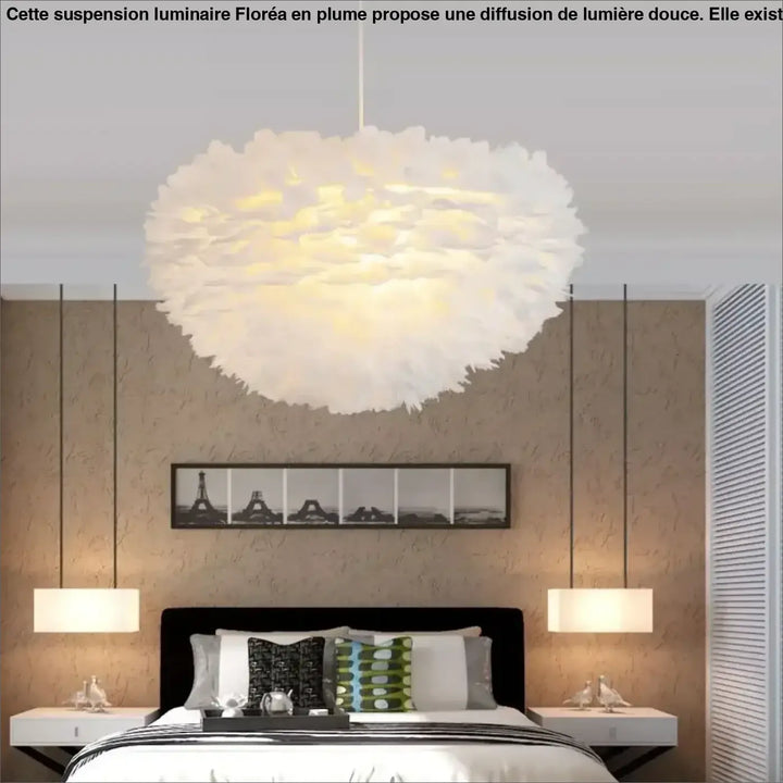 La Suspension Luminaire En Plume Style Aérien