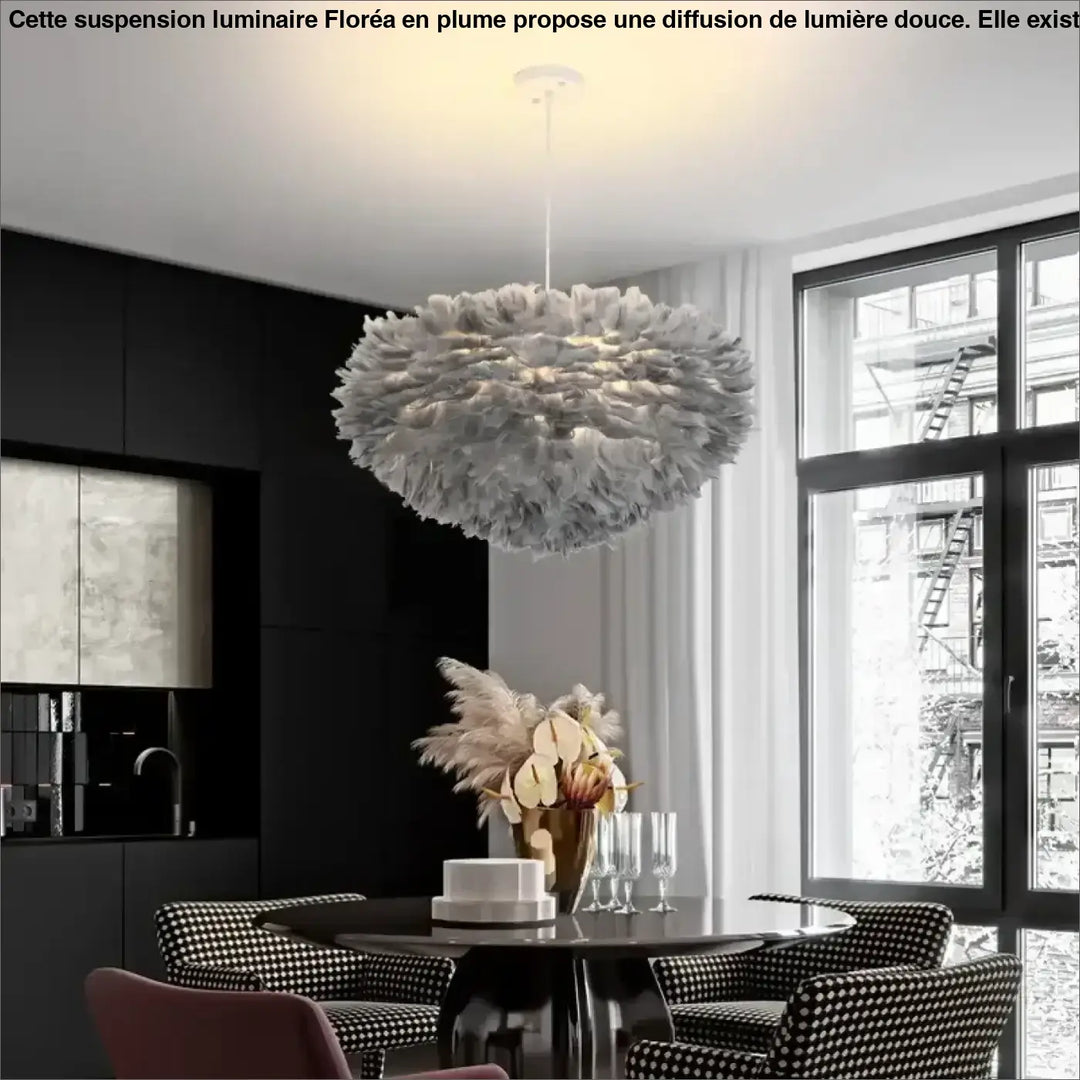 La Suspension Luminaire En Plume Style Aérien