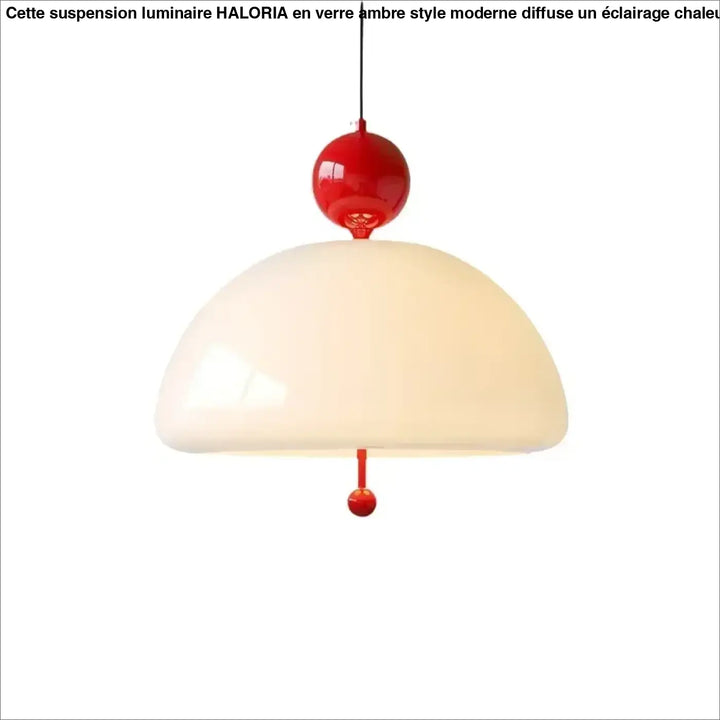 Suspension luminaire moderne en verre opalin élégant